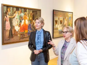 В НГХМ|Русское искусство открылась выставка «Два лада: семья в русском искусстве XVIII – ХХ веков»