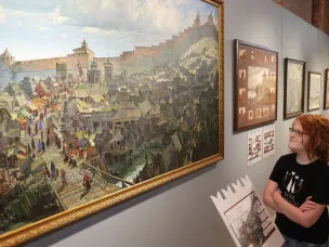 В Зачатской башне Нижегородского кремля открылась выставка «Кремли России – взгляд художника»