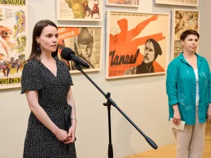 В НГХМ | Искусство XX века открылась выставка «Советский киноплакат 1950-1980-е гг.»