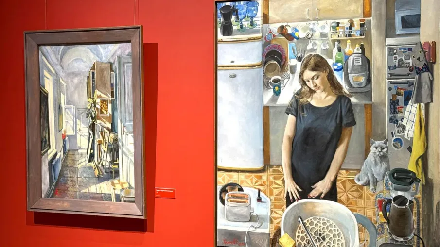 В Нижегородском художественном музее открылась персональная выставка художника Евгения Хлюнева