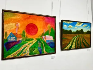В нижегородском центре культуры «Рекорд» открылась выставка Сергея Ледкова «Разные дороги»
